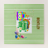 St. Patrick's Day Happy Geburtstag Jigsaw Puzzle (Horizontal)