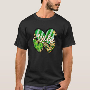 St Patricks Day Happy Shenanigans Kleeblatt Glück  T-Shirt