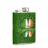 St. Patrick's Day - Happy St. Patrick's Day Flachmann (Rechts)