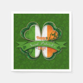 St. Patrick's Day - Happy St. Patrick's Day Serviette (Vorderseite)