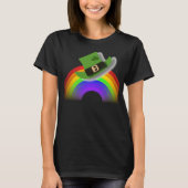 St Patricks Day Hat and Rainbow T - Shirt (Vorderseite)