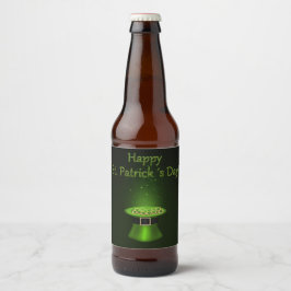 St. Patrick's Day Hat Coins - Beer Bottle Label Bierflaschenetikett