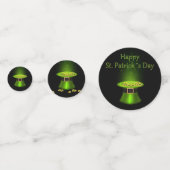 St. Patrick's Day Hat Coins Konfetti (Rückseiten)