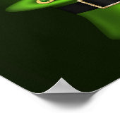 St. Patrick's Day Hat Coins - Poster Print (Ecke)