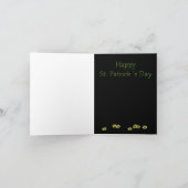 St. Patrick's Day Hat - Grußkarte Karte (Innenseite)