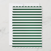 St. Patrick's Day Hat Kleeblatt Gold Baby Shower Einladung (Rückseite)