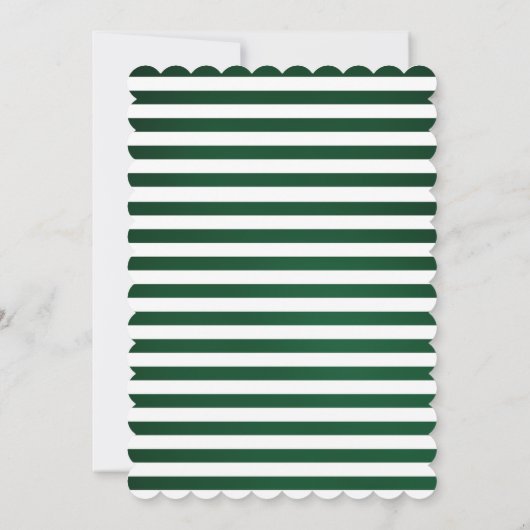 St. Patrick's Day Hat Kleeblatt Gold Baby Shower Einladung (Rückseite)