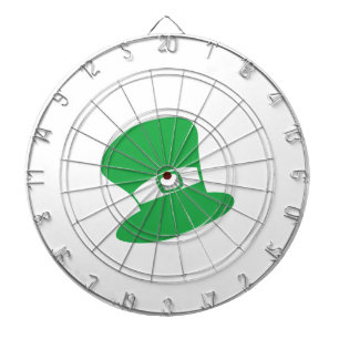 St. Patrick's Day Hat Metallkäfig Dartboard Dartscheibe