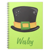 St. Patrick's Day Hat Notizblock (Vorderseite)