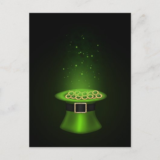 St. Patrick's Day Hat - Postcard Postkarte (Vorderseite)