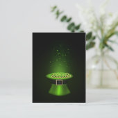 St. Patrick's Day Hat - Postcard Postkarte (Stehend Vorderseite)