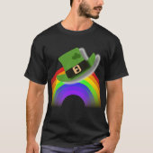 St Patricks Day Hat und Rainbow T-Shirt (Vorderseite)
