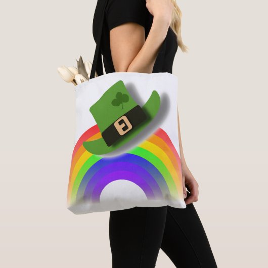 St Patricks Day Hat und Rainbow Tasche (Von Nahem)