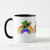 St Patricks Day Hat und Rainbow Tasse (Links)