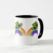 St Patricks Day Hat und Rainbow Tasse (VorderseiteRechts)