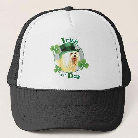St. Patrick's Day Havanese Truckerkappe (Vorderseite)