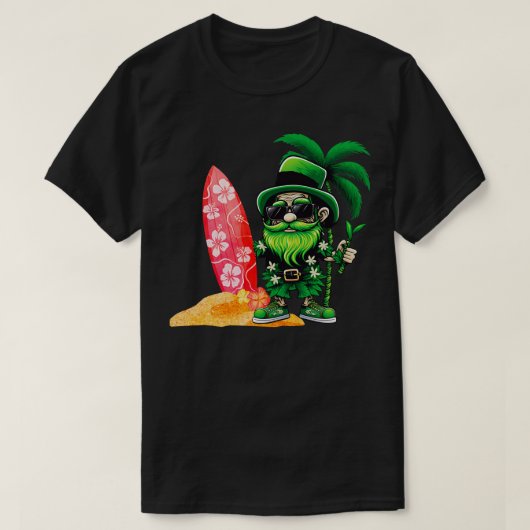 St Patricks Day Hawaiian T-Shirt (Design vorne)