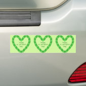 St Patrick's Day Heart Autoaufkleber (Auf Auto)