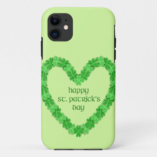 St Patrick's Day Heart Case-Mate iPhone Hülle (Rückseite)