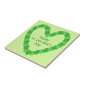 St Patrick's Day Heart Fliese (Seite)