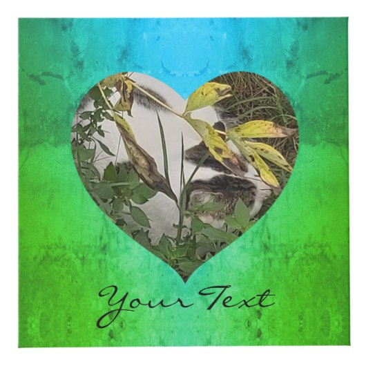 St. Patrick's Day Heart Frames 4 Fotos Würfel (Rechts)