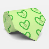 St Patrick's Day Heart Krawatte (Gerollt)