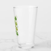 St Patrick's Day Heart Lucky Clover Kleeblatt Glas (Links)