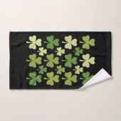 St Patrick's Day Heart Lucky Clover Kleeblatt Handtuch (Handtuch)