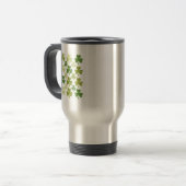 St Patrick's Day Heart Lucky Clover Kleeblatt Reisebecher (Vorderseite Links)