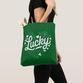 St Patrick's Day Heart Lucky Clover Kleeblatt Tasche (Von Nahem)