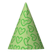St Patrick's Day Heart Partyhütchen (Rückseite)