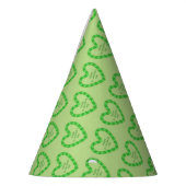 St Patrick's Day Heart Partyhütchen (Links)
