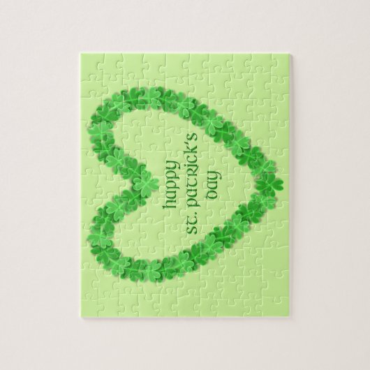 St Patrick's Day Heart Puzzle (Vertikal)