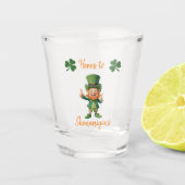 St Patrick's Day-Here's to Shenanigans Schnapsglas (Vorderseite)