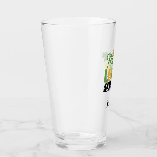 St. Patrick's Day Herr Lucky Charm Green Irish Bee Glas (Rechts)