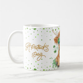 "St. Patrick's Day Highland Cow Tasse 11oz