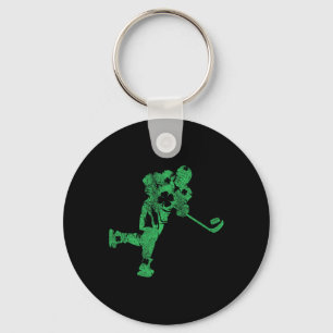 St. Patricks Day Hockey Irisch Jungen Saint Paddys Schlüsselanhänger