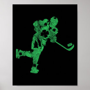 St. Patrick's Day Hockey Irische Jungen Saint Padd Poster