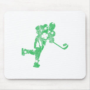 St Patricks Day Hockey Irish Boys Saint Paddy#39;s Mousepad