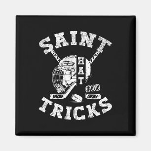 St Patricks Day Hockey Saint Hat Tricks Men Kids B Magnet