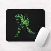 St. Patricks Day Hockeyspieler - Shamrock Geist Sp Mousepad (Mit Mouse)