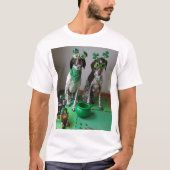 St. Patrick's Day Hogs Party Hellfarbener T - Shir T-Shirt (Vorderseite)