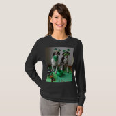 St. Patrick's Day Hogs Party Ladys Long Sleeve T-Shirt (Vorne ganz)