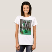 St. Patrick's Day Hogs Party Ladys T-Shirt (Vorne ganz)