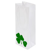 St. Patrick's Day Holen Sie sich ein Glücksspiel B Geschenktüte Für Weinflaschen (Rückseite Schrägansicht)