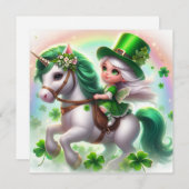 St Patrick's Day Holiday Card Feiertagskarte (Vorne/Hinten)