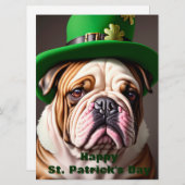 St Patrick's Day Holiday Card Feiertagskarte (Vorne/Hinten)