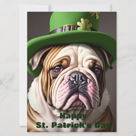 St Patrick's Day Holiday Card Feiertagskarte (Vorderseite)