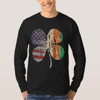St Patricks Day Hoodie Irish American Kleeblatt T-Shirt