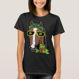 St Patricks Day Horse Saint Pattys Paddys Women Gi T-Shirt